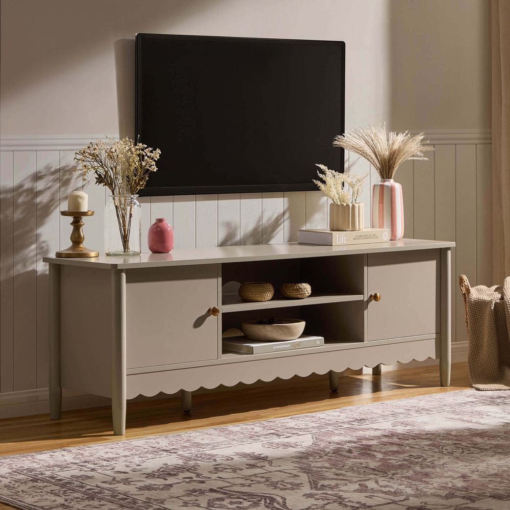 DUS-CC2-03945 Grade-C1 Dusk Betty Tv Unit for TVs up to 60" - Taupe RRP £159.00