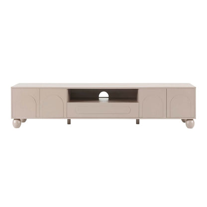 DUS-CC2-04392 Grade-B Dusk Rachel Arch Front Tv Unit for TVs up to 75" - Taupe RRP £170.00