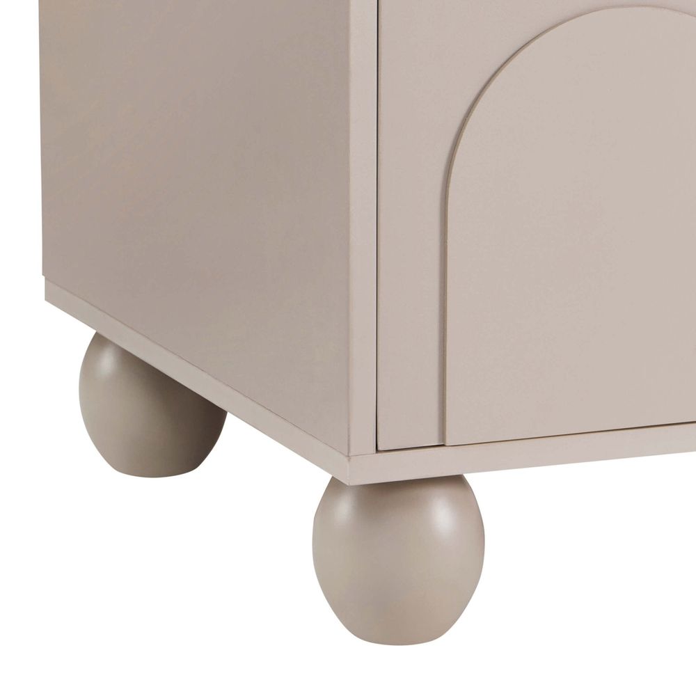 DUS-CC2-04392 Grade-B Dusk Rachel Arch Front Tv Unit for TVs up to 75" - Taupe RRP £170.00