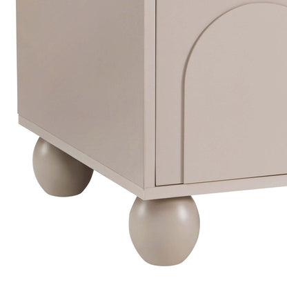 DUS-CC2-04392 Grade-B Dusk Rachel Arch Front Tv Unit for TVs up to 75" - Taupe RRP £170.00