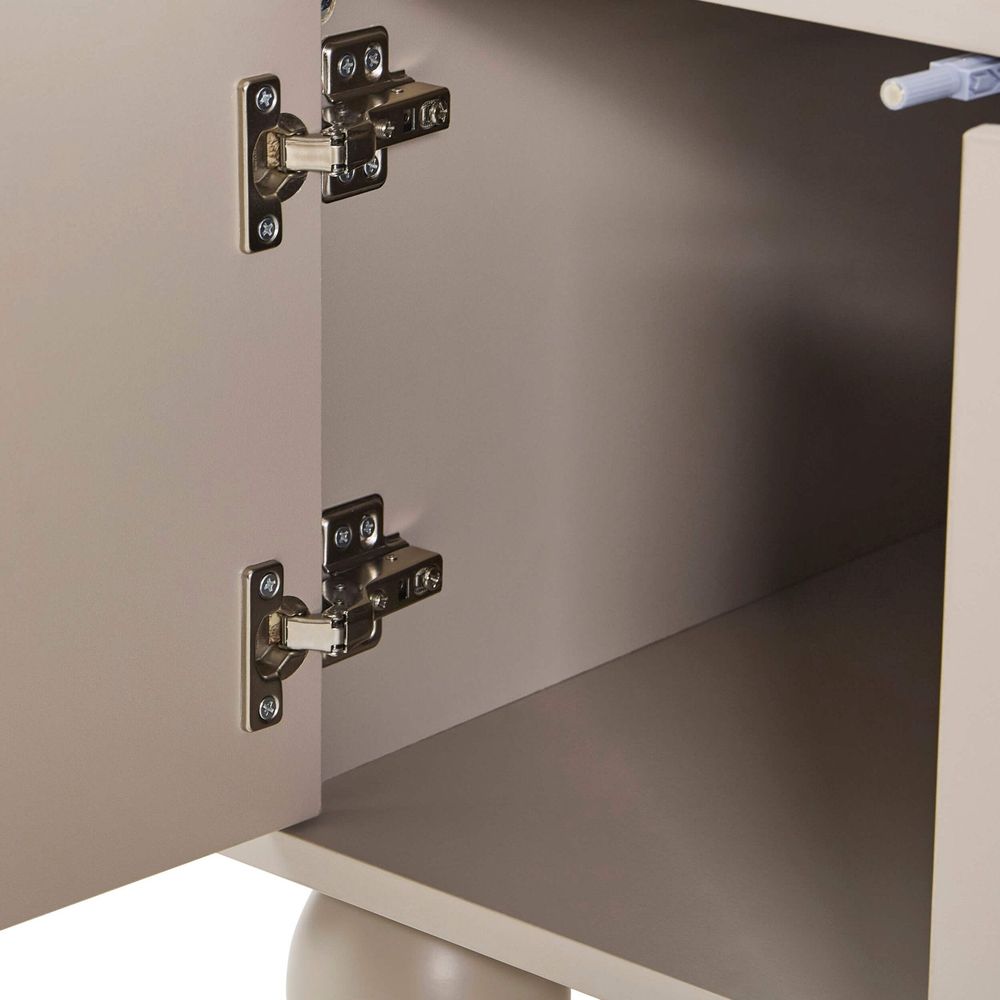 DUS-CC2-04392 Grade-B Dusk Rachel Arch Front Tv Unit for TVs up to 75" - Taupe RRP £170.00