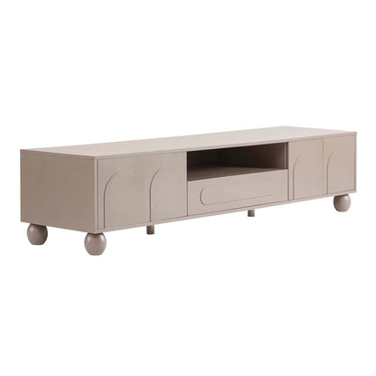 DUS-CC2-05034 Grade-BER Dusk Rachel Arch Front Tv Unit for TVs up to 75" - Taupe RRP £170.00