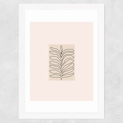 EAS-CCG-00025 Grade-C0 East End Prints East End Prints Organics by Flower Love Child 25x30 Black Framed Art Print RRP £50.00