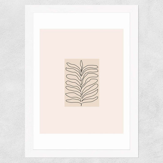 EAS-CCG-00025 Grade-C0 East End Prints East End Prints Organics by Flower Love Child 25x30 Black Framed Art Print RRP £50.00