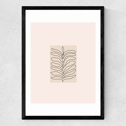 EAS-CCG-00025 Grade-C0 East End Prints East End Prints Organics by Flower Love Child 25x30 Black Framed Art Print RRP £50.00