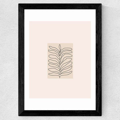 EAS-CCG-00025 Grade-C0 East End Prints East End Prints Organics by Flower Love Child 25x30 Black Framed Art Print RRP £50.00