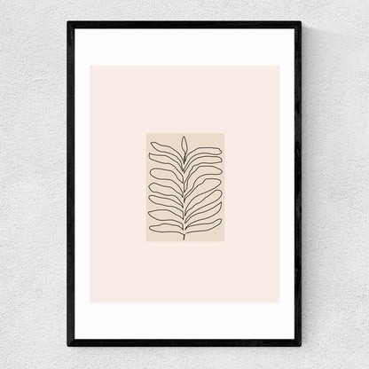 EAS-CCG-00025 Grade-C0 East End Prints East End Prints Organics by Flower Love Child 25x30 Black Framed Art Print RRP £50.00