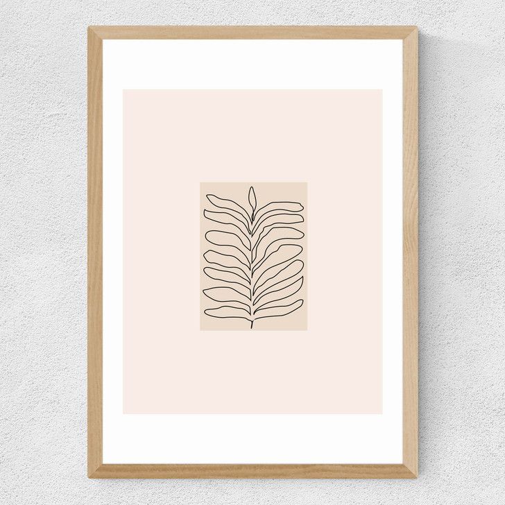 EAS-CCG-00025 Grade-C0 East End Prints East End Prints Organics by Flower Love Child 25x30 Black Framed Art Print RRP £50.00