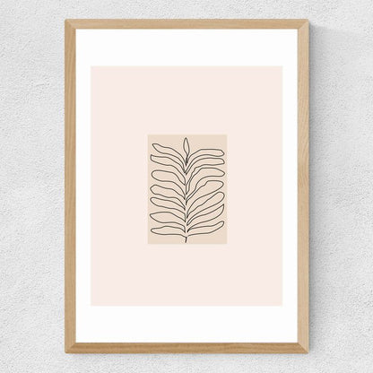 EAS-CCG-00025 Grade-C0 East End Prints East End Prints Organics by Flower Love Child 25x30 Black Framed Art Print RRP £50.00