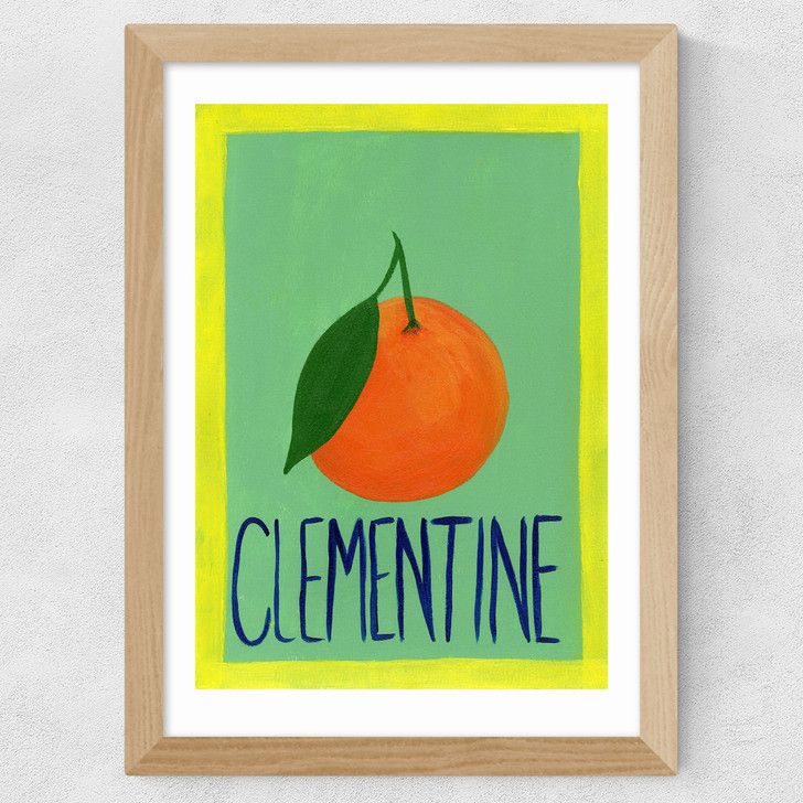 EAS-CCG-00026 Grade-C0 East End Prints East End Prints Clementine by Susie Miller 30x40 Black Framed Art Print RRP £60.00