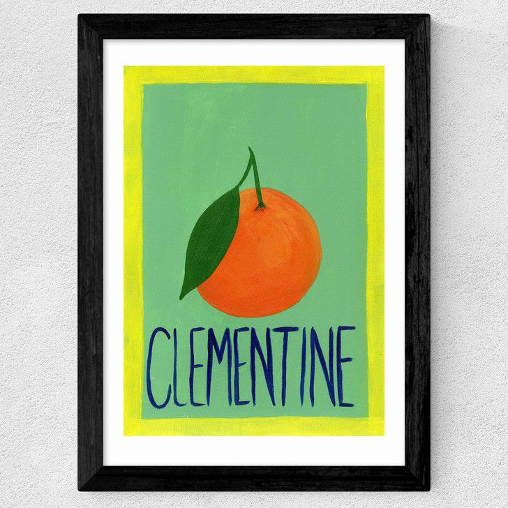 EAS-CCG-00026 Grade-C0 East End Prints East End Prints Clementine by Susie Miller 30x40 Black Framed Art Print RRP £60.00