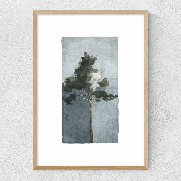 EAS-CCG-00037 Grade-C0 East End Prints East End Prints The Pine III by Jörgen Hansson 25x30 Black Framed Art Print RRP £50.00