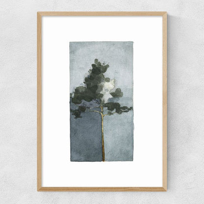 EAS-CCG-00037 Grade-C0 East End Prints East End Prints The Pine III by Jörgen Hansson 25x30 Black Framed Art Print RRP £50.00