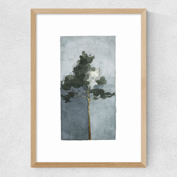 EAS-CCG-00037 Grade-C0 East End Prints East End Prints The Pine III by Jörgen Hansson 25x30 Black Framed Art Print RRP £50.00