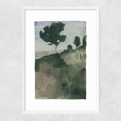 EAS-CCG-00038 Grade-C0 East End Prints East End Prints The Slope II by Jörgen Hansson 25x30 Black Framed Art Print RRP £50.00