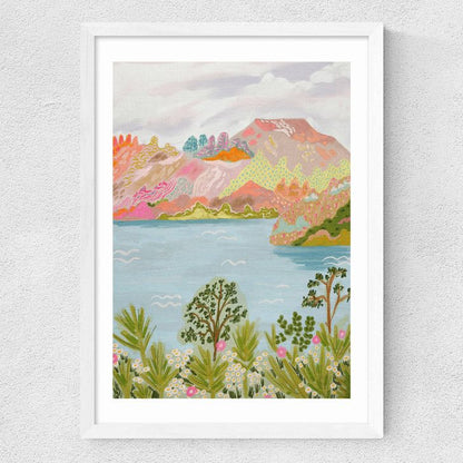 EAS-CCG-00040 Grade-C0 East End Prints East End Prints Sendu by Kartika Paramita Studio 40x50 Oak Framed Art Print RRP £85.00