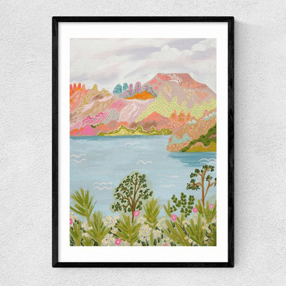 EAS-CCG-00040 Grade-C0 East End Prints East End Prints Sendu by Kartika Paramita Studio 40x50 Oak Framed Art Print RRP £85.00