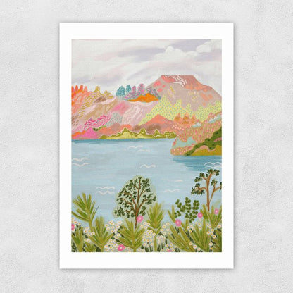 EAS-CCG-00041 Grade-C0 East End Prints East End Prints Sendu by Kartika Paramita Studio 40x50 Oak Framed Art Print RRP £85.00
