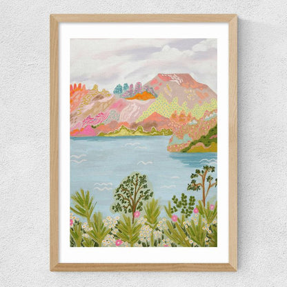 EAS-CCG-00041 Grade-C0 East End Prints East End Prints Sendu by Kartika Paramita Studio 40x50 Oak Framed Art Print RRP £85.00