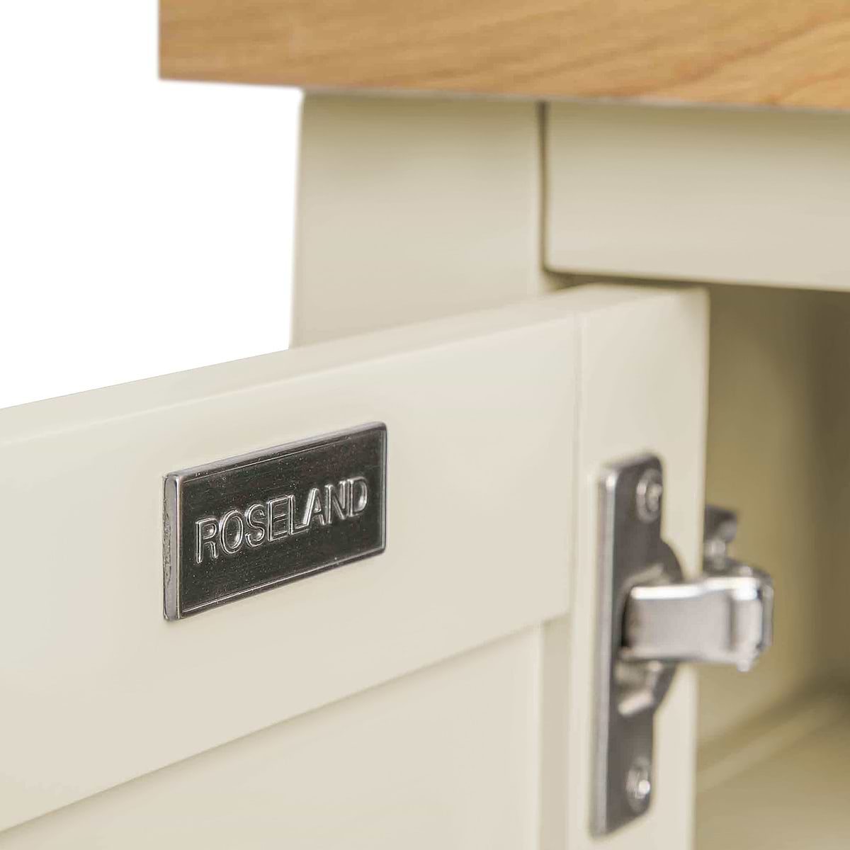 ROS-OUT-00006 Grade-C0 Roseland Furniture Farro Cream 120cm TV Stand RRP £224.95