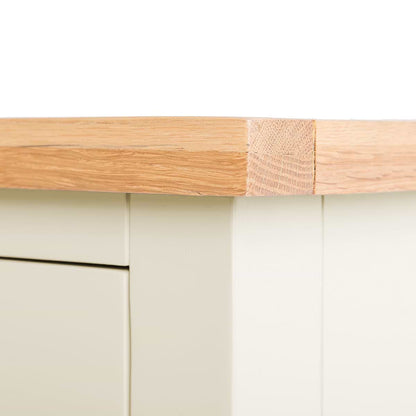 ROS-OUT-00006 Grade-C0 Roseland Furniture Farro Cream 120cm TV Stand RRP £224.95