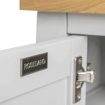 ROS-OUT-00007 Grade-C1 Roseland Furniture Farro Grey Extra Wide TV Unit RRP £299.95