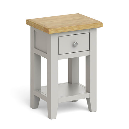 ROS-OUT-00506 Grade-C1 Roseland Furniture Lundy Grey Lamp Table RRP £94.95