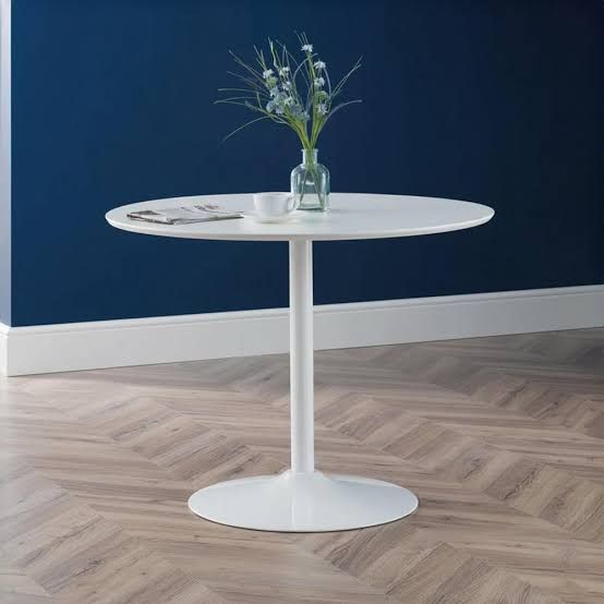 FIK-NEW-00151 Grade-C0 Fika Interiors Habitat Lance Dining Table White RRP £175.00