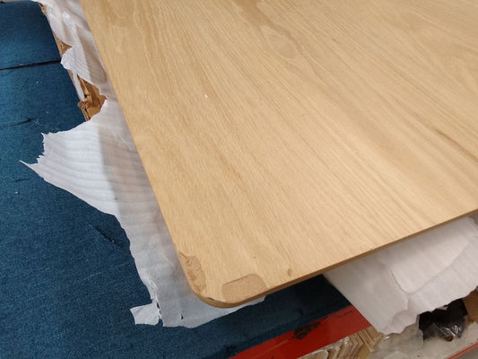 DUS-CC2-03387 Grade-BER Dusk Heidi 4-8 Seater Extendable Dining Table - Natural RRP £404.00