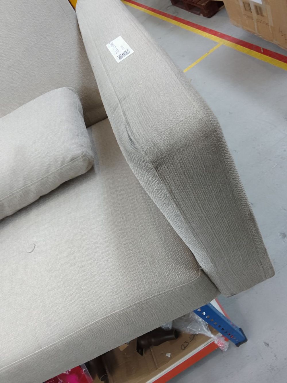 DUS-CC2-03462 Grade-BER Dusk Hudson Click Clack Sofa Bed - Stone Grey RRP £339.00