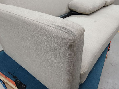 DUS-CC2-03462 Grade-BER Dusk Hudson Click Clack Sofa Bed - Stone Grey RRP £339.00