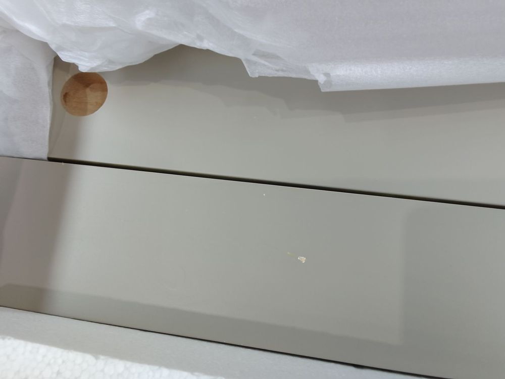 DUS-CC2-03285 Grade-C3 Dusk Dartmouth Bed Frame - Taupe - Double RRP £199.00