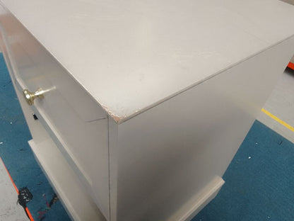 DUS-CC2-04605 Grade-BER Dusk Ruby 2 Drawer Bedside - Taupe RRP £119.00