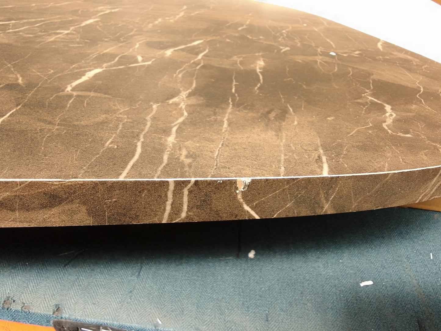 DUS-CC2-04035 Grade-C1 Dusk Azra Nesting Coffee Tables - Brown Marble Effect RRP £199.00