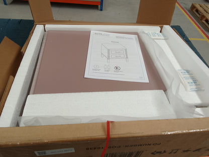 DUS-CC2-04212 Grade-B Dusk Sienna 2 Drawer Bedside Table - Dusty Mauve RRP £109.00