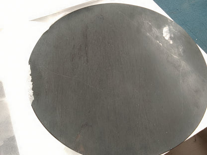 DUS-CC2-06527 Grade-B Dusk Leana Round Side Table - Dark Marble RRP £84.00