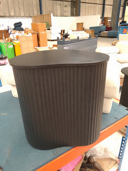 DUS-CC2-06162 Grade-B Dusk Evie Irregular Side Table - Black RRP £79.00