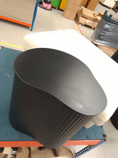 DUS-CC2-06162 Grade-B Dusk Evie Irregular Side Table - Black RRP £79.00