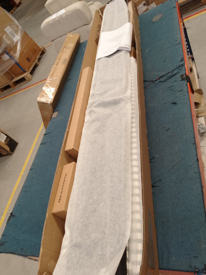 DUS-CC2-06447 Grade-B Dusk Ascot Bed Frame - Sage Stripe - Single RRP £199.00