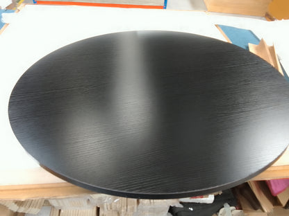DUS-CC2-06912 Grade-B Dusk Hattie Round Pedestal Coffee Table - Black RRP £189.00