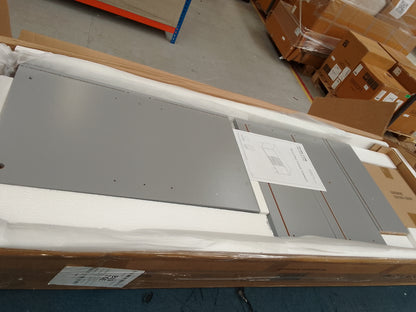 DUS-CC2-07446 Grade-B Dusk Dora Large Sideboard with Drawers - Light Grey RRP £217.00