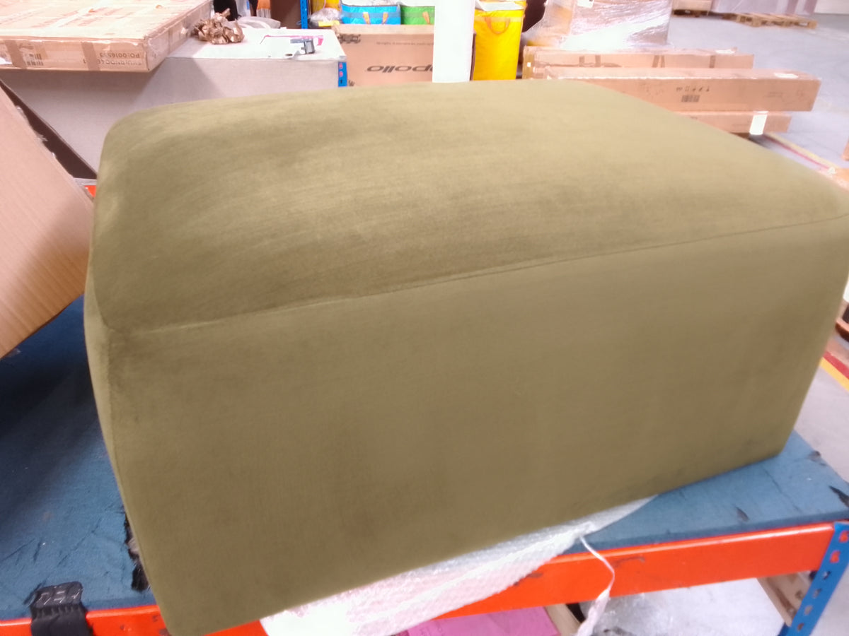 DUS-CC2-08024 Grade-B Dusk Chicago Pouffe - Rich Green RRP £199.00
