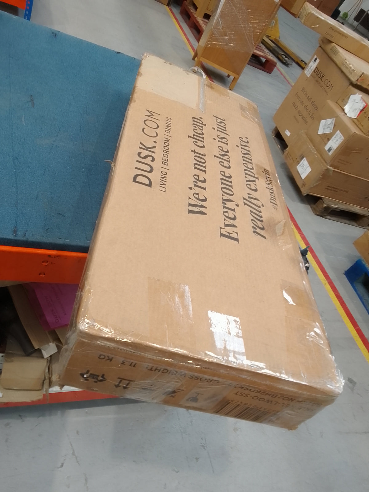 DUS-CC2-08315 Grade-B Dusk Nell Shoe Storage Bench - Light Wood RRP £69.00
