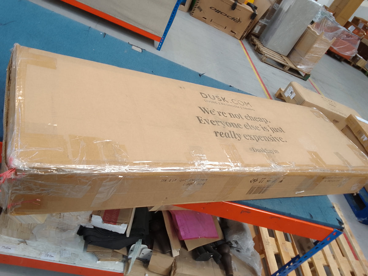 DUS-CC2-08437 Grade-B Dusk Poppy Tv Unit for TVs up to 55" - Cream RRP £134.00