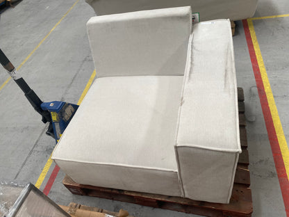 CCG-TRA-00124 Grade-C3 Modular Sofa Right Hand Arm Piece - Ivory RRP £150.00