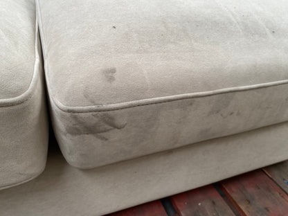 DUS-CC2-05761 Grade-C2 Dusk Chesterfield 3 Seater Sofa - Stone RRP £559.00