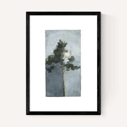 EAS-CCG-00067 Grade-C0 East End Prints East End Prints The Pine III by Jörgen Hansson 40x50 Black Framed Art Print RRP £85.00