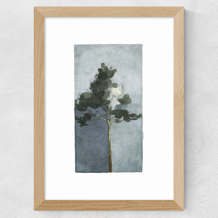 EAS-CCG-00053 Grade-C0 East End Prints The Pine III by Jörgen Hansson 40x50 Black Framed Art Print RRP £85.00