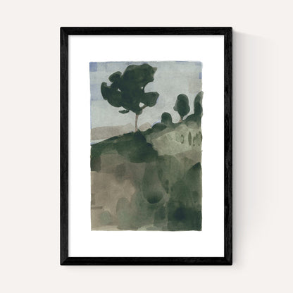 EAS-CCG-00068 Grade-C0 East End Prints East End Prints The Slope II by Jörgen Hansson 40x50 Black Framed Art Print RRP £85.00