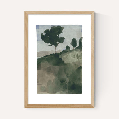 EAS-CCG-00068 Grade-C0 East End Prints East End Prints The Slope II by Jörgen Hansson 40x50 Black Framed Art Print RRP £85.00